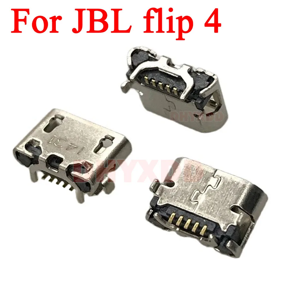 5pcs Mini Micro USB Connector For JBL flip4 flip 4 mini Charging Port Socket Power Jack