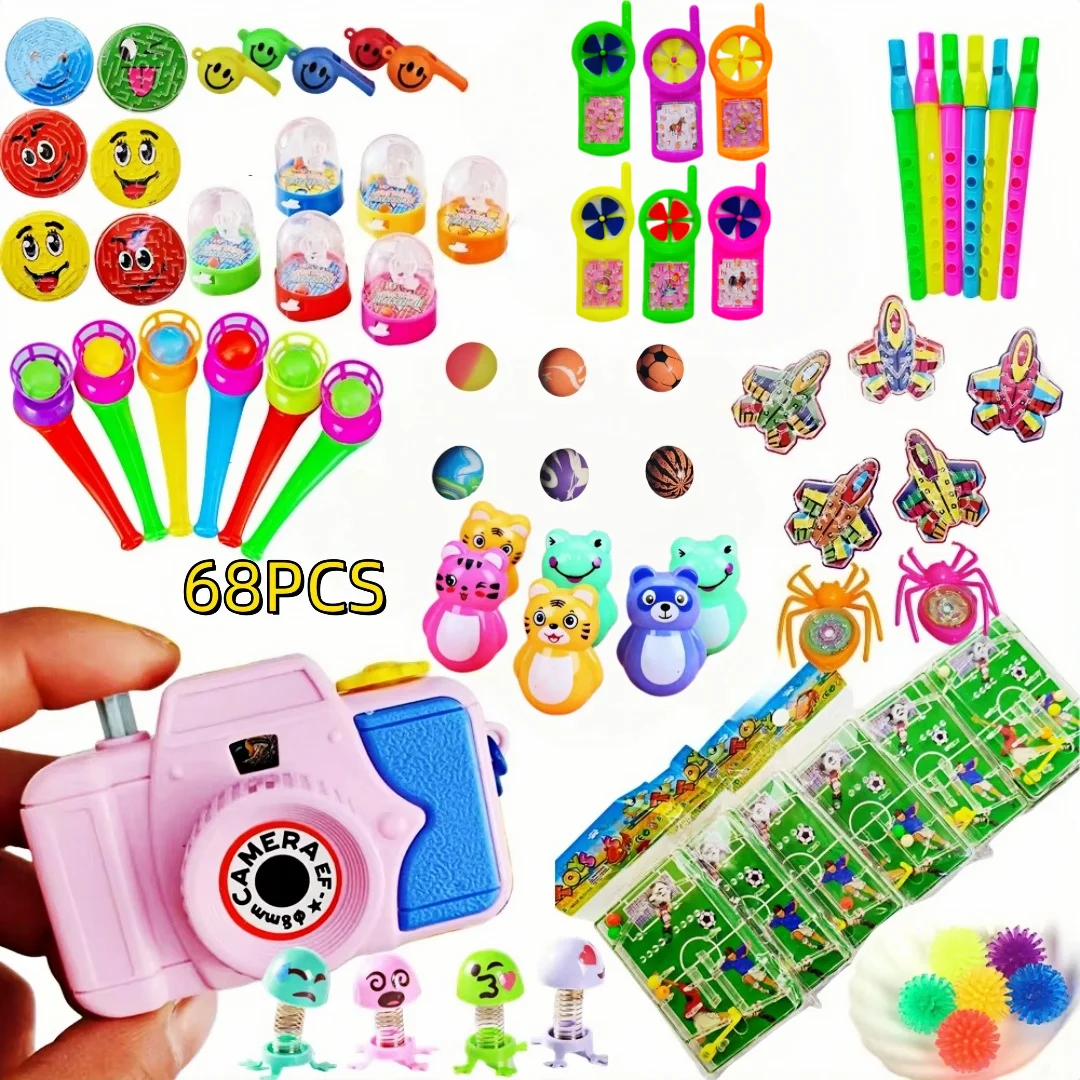 68-Piece Fun Party Favor Gift Set for Birthdays Weddings Christmas Carnival - Guest Party Favors Kindergarten Awards view 6