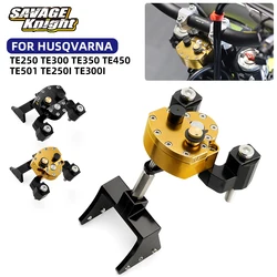 Steering Damper Stabilizer For Husqvarna TE 250 250i 300 300i 2022 Motorcycle Accessories With Reverse Safety Mount Bracket Kit