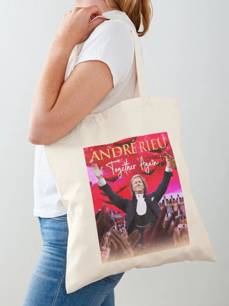 

again 3 warroe andre together rieu Tote Bag Shopping bags Canvas the tote bag sacs de shopping