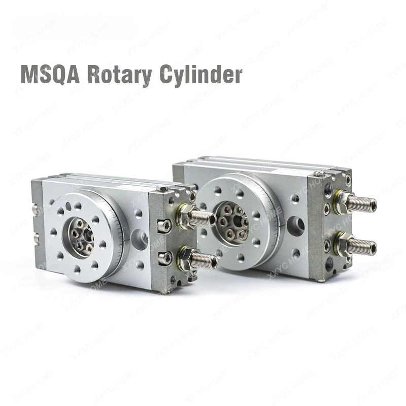 Pneumatic Rotary Cylinder SMC Type MSQA Precision Built-in Buffer Rotary 0-180 Degrees MSQA10A MSQA20A MSQA30A MSQA40A MSQA50A