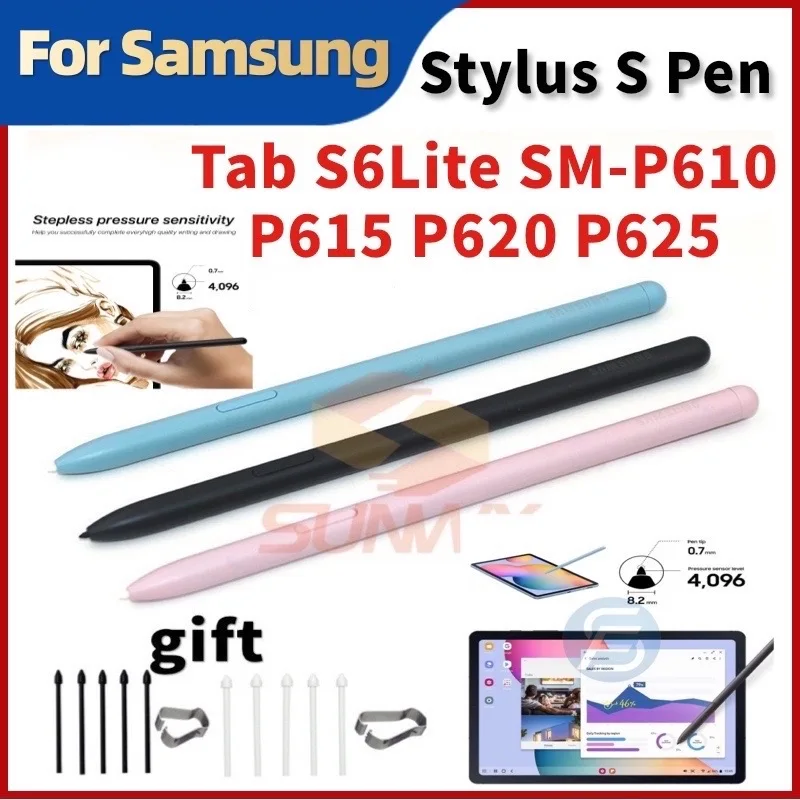 New  Screen Touch Pen For Samsung Galaxy Tab S6 Lite  S6lite SM-P610 P615 P620 P625 Active Stylus S-Pen Replacement Pencil With