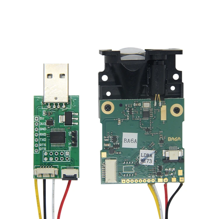 New Industrial Auto 150m Single Point Laser Distance Measuring Sensor Serial Port USB TTL To PC Ardiuno Range Finder Module
