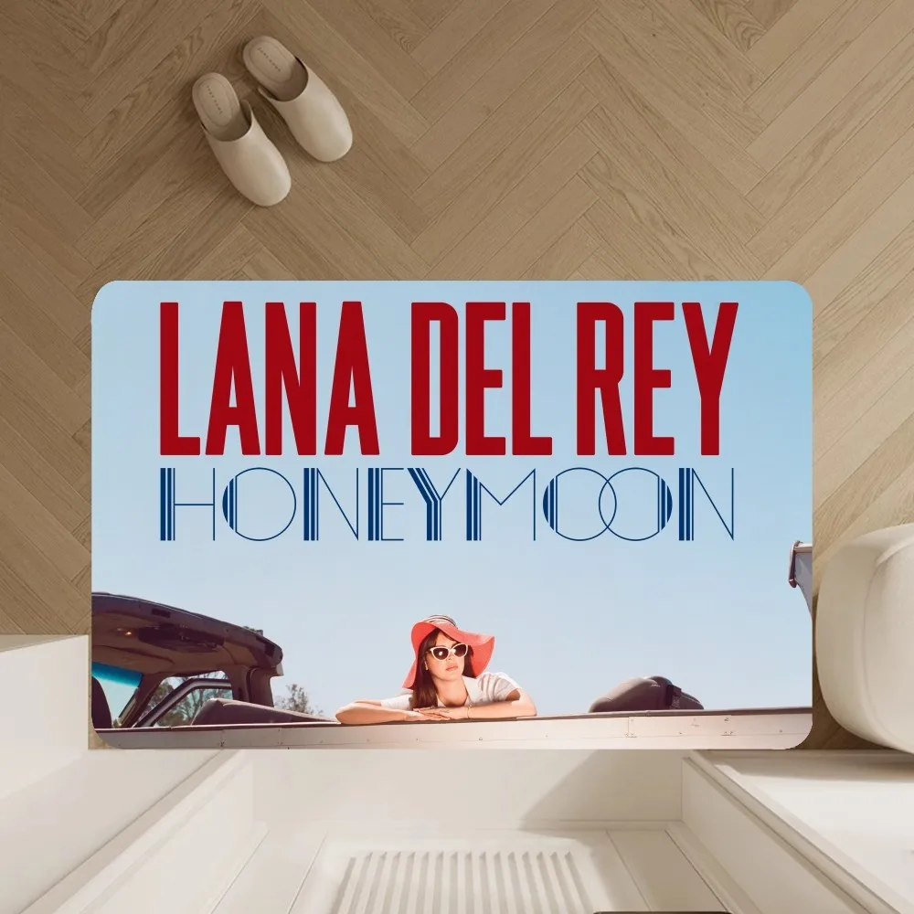 L-Lana Del Rey album  Floor Mat Anti-Slip Bathroom Kitchen Bedroom Living Room Entrance Rug Home Decor