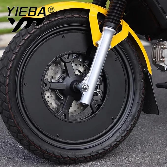 CC 110 50 4Pcs Wheel Hub Ring Cover For HONDA Cross Cub CC50 CC110 CT125 ST125 DAX 125 DAX125 Protection Sealing Plate Protector
