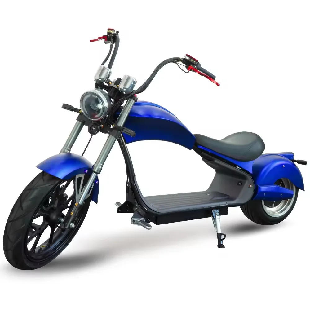 New Electric Scooter 13 Inch Rear 17 Inch Front Tyre 30ah Citycoco Motorcycles Chopper Scooter 3000w for Adult Eec Coc
