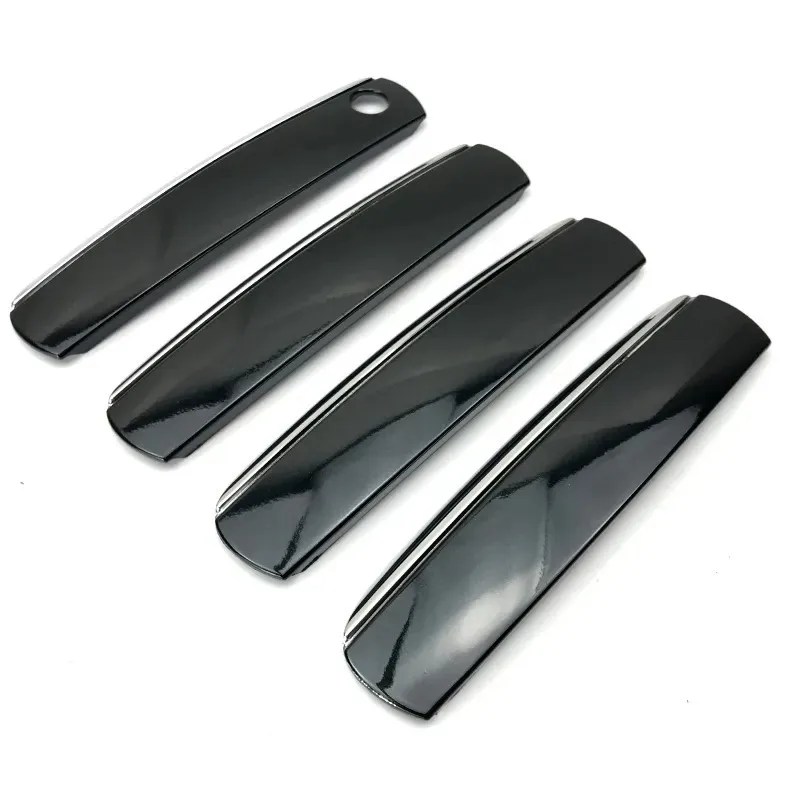 

Для 05-11 Audi A4 наружная дверная ручка, наружная ручка, яркая полоса, окрашенная в черный цвет, гальваника