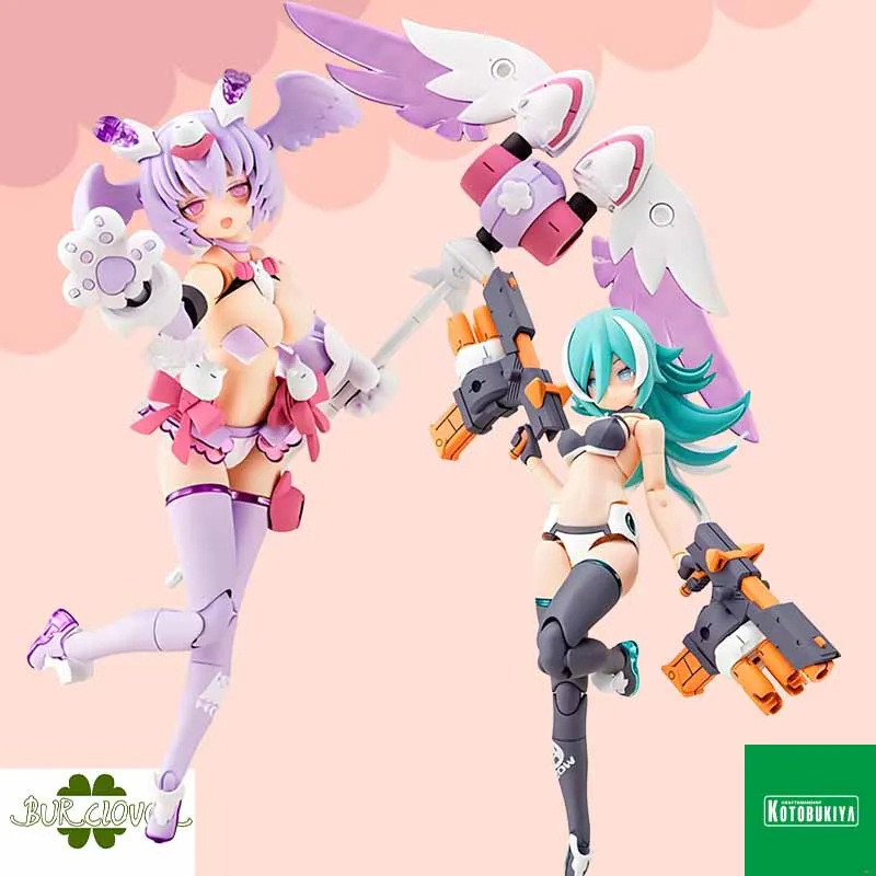 

Kotobukiya Original MEGAMI DEVICE PUNI MOFU XIAO PUNI MOFU LANG Anime Action Figure Assembly Model Toys Collectible Model