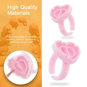 Volumenkleberringbecher für Wimpern, Lüftertattoo, Pigment, Kleberunterstützung, Blumengläser, Wimpern, Lieferant, 100pcs 12 Hauptverkäufe Tattoo Battooc - №8