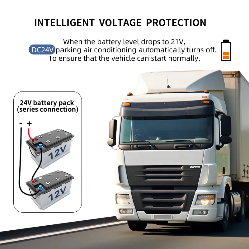المصنع مباشرة منخفضة الضوضاء وحدة تيار متردد كهربائي تبريد سريع مكيف هواء صغير لوقوف السيارات لشاحنة صغيرة RV 12 فولت 24 فولت R134A سيارة التيار المتناوب #6