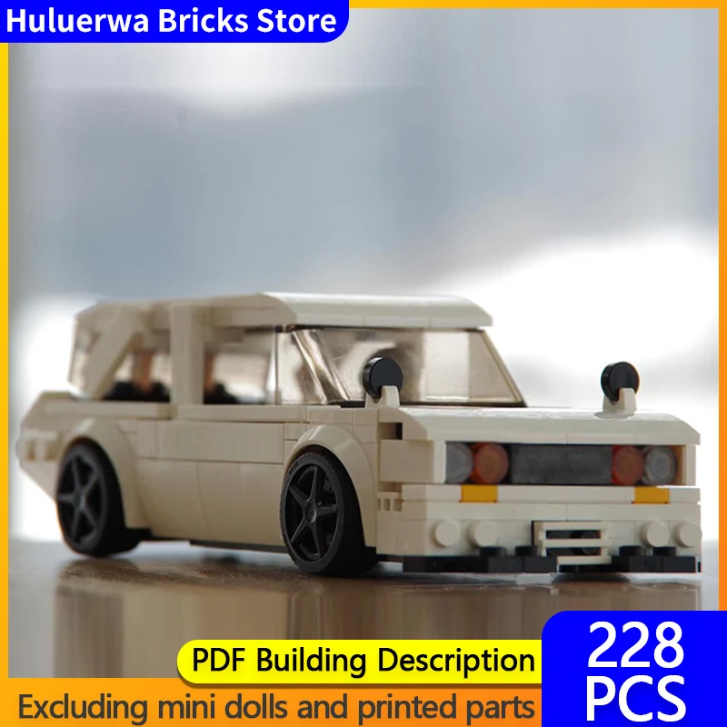 

Модель скоростного гоночного автомобиля MOC, строительные кирпичи, 510, универсал, модульная технология, подарки, праздник, сборка, детские игрушки, костюм