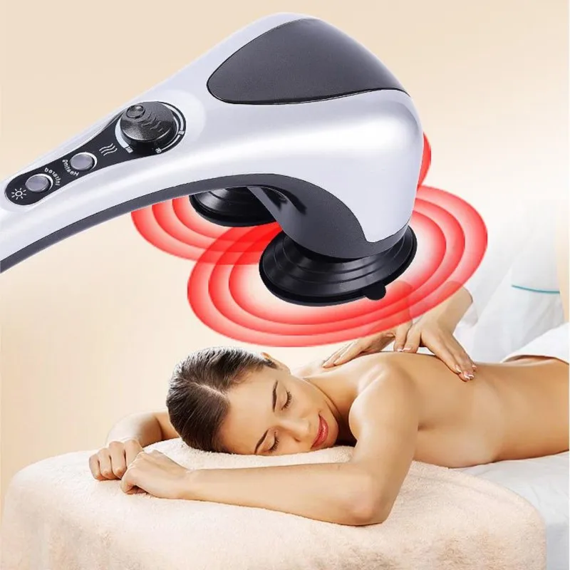 Intelligent cervical spine back body massager stick multifunctional body massage device parents Gift