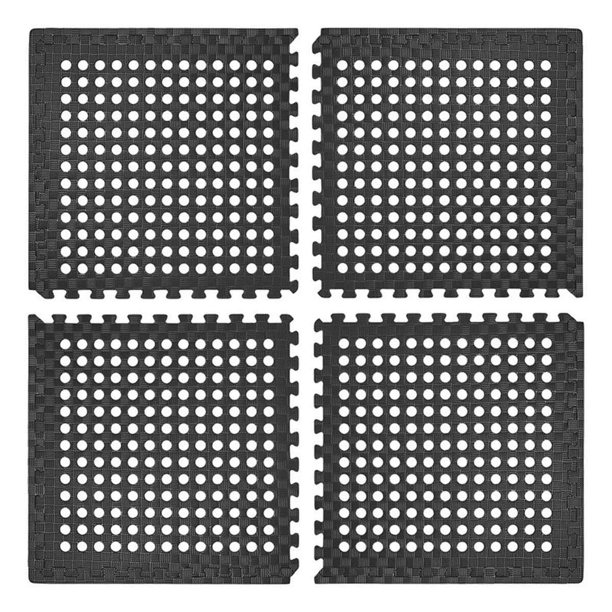 4-Piece Camping Tent Floor Mat Set Floor Tile Puzzle Dirty Floor Mat Tent Carpet Suitable For Campers And Caravans Camping Mat