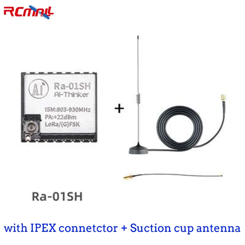 Módulo RF sem fio LoRa, Ra-01SH, chip SX1262, 868 MHz 915MHz