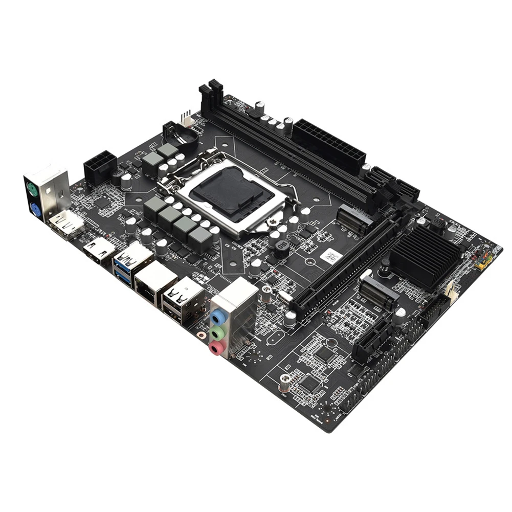 Imagem -03 - Placa-mãe do Computador de Secretária Lga1200 Usb 3.0 Sata3.0 H410 Memória Ddr4 x M.2 Nvme 64gb Max Pcl-e16x Core i3 i5 i7