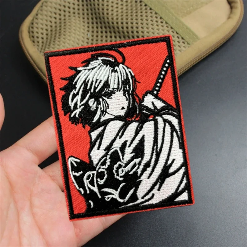 

Anime Girl Embroidery Patch on Clothes Tactical Morale Badge Hook Loop Military Patches Backpack Armband Stickers