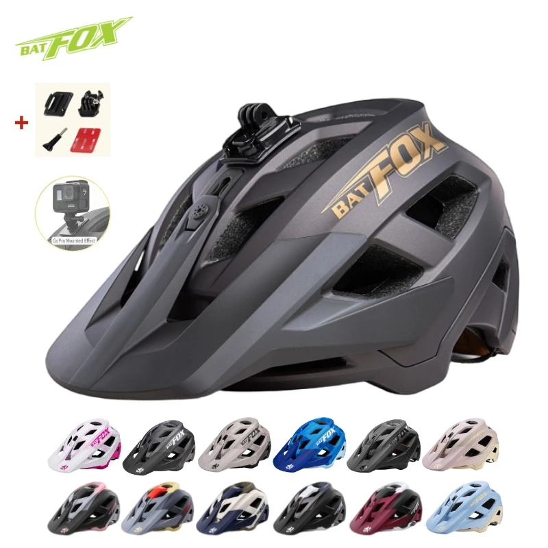 BATFOX Bike Helmet Hot-selling Bestseller Ventilation Porous Adjustment System Road MTB Bicycle Helmet Cycling Biking Safety Hat
