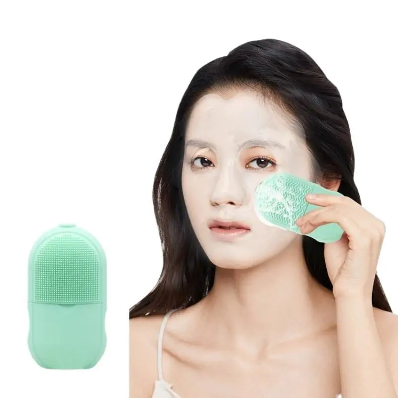 Silicone Face Ice Cube Mold For Beauty And Skin Care Silicon Face Ice Roller With Cleansing Brush - view 4