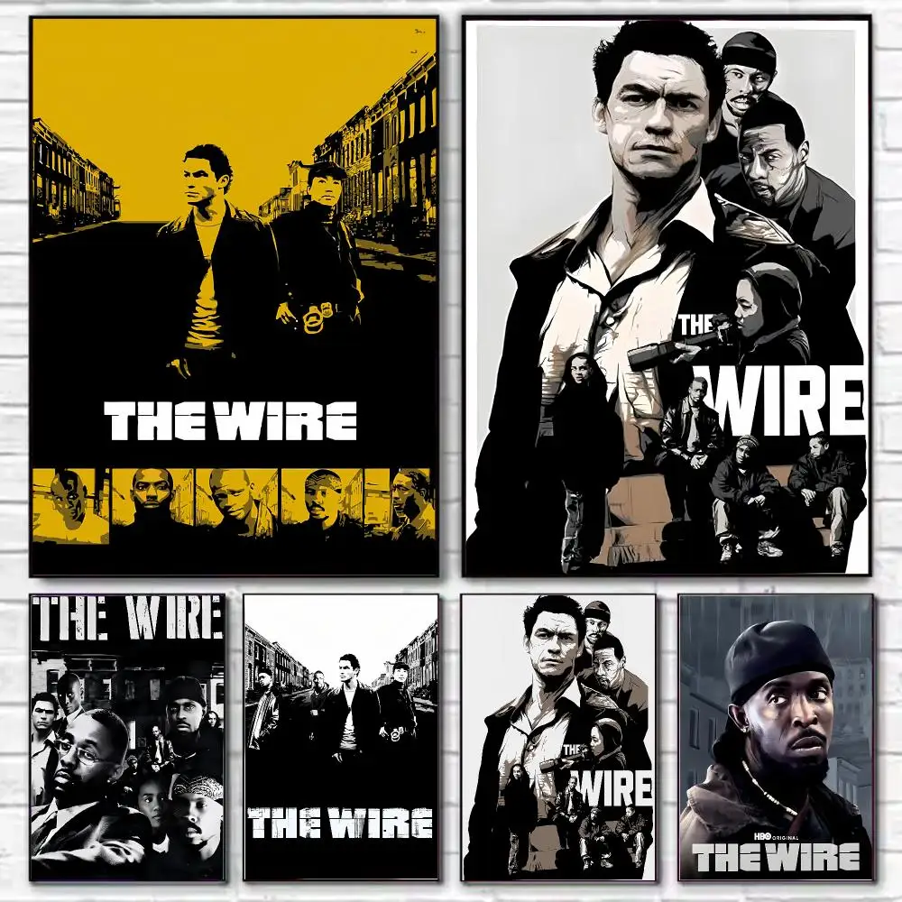 TV Series The Wire-s Poster HD Decorative Wall Art Aesthetic Home Decor for Living Room Bedroom Café Office Modern Stylish Gift