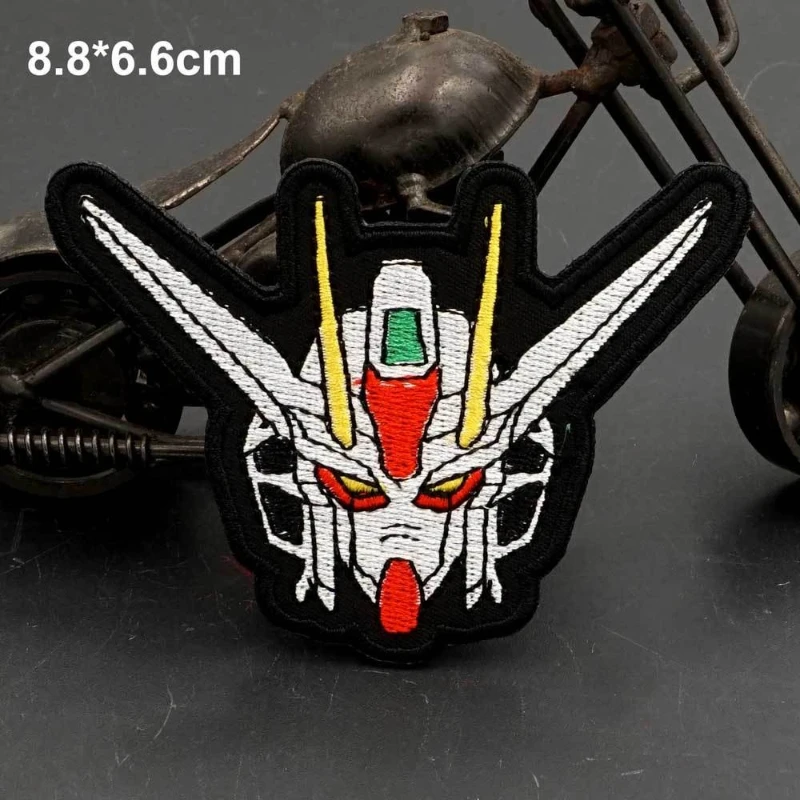 Embroidered Arm Patch Planet Mobile Suit Gundam Series Personalized Velcro Morale Patch Functional Backpack Enamel Color Patch view 6