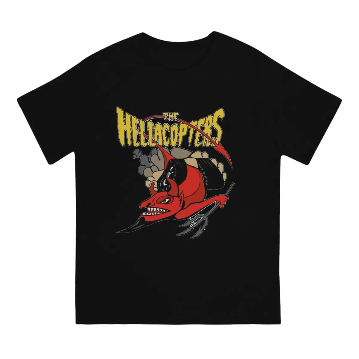 Hellacopters Men's TShirt Demo Rock Individuality T Shirt Harajuku Streetwear New Trend