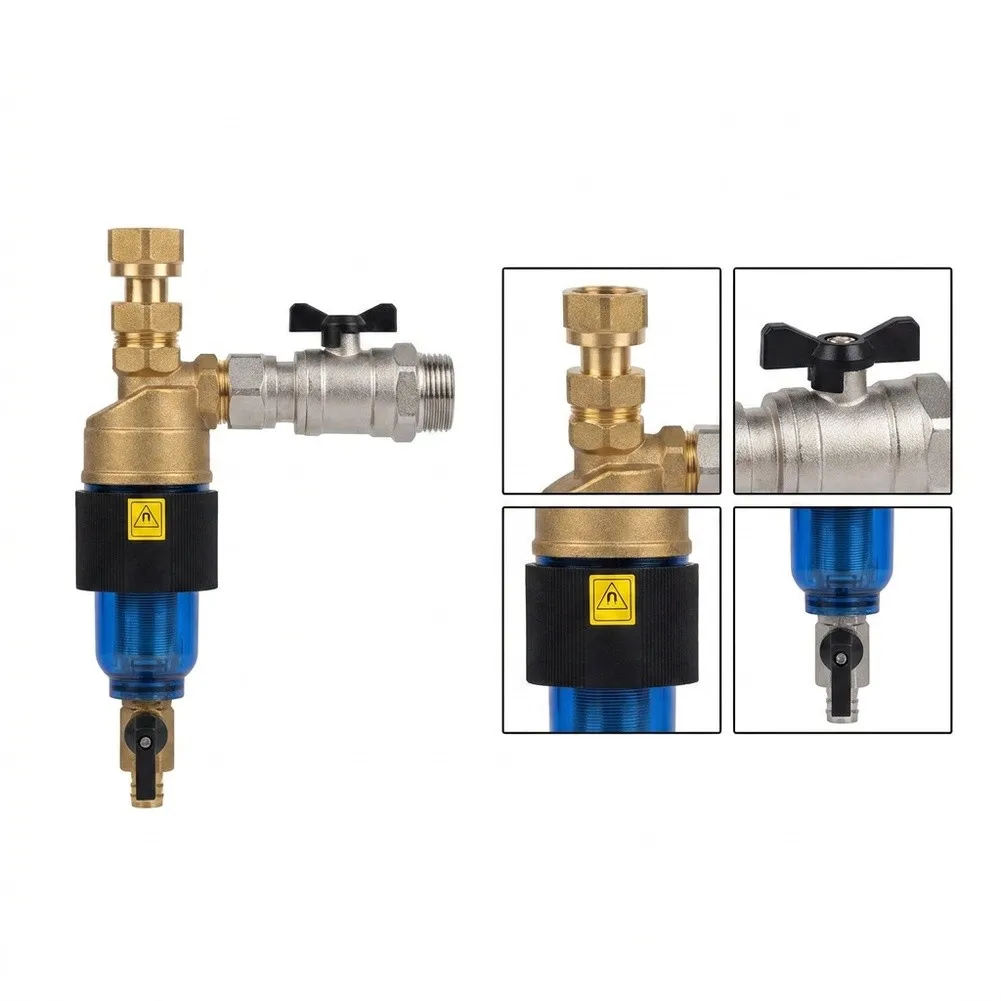 For Wall Hung Boiler Magnetic Filter Designed for Integration into Existing Heating Pipework Without Modification