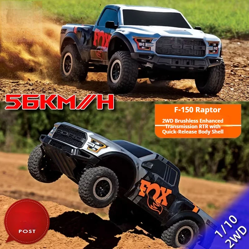 

Новый электрический грузовик с коротким курсом 1/10 F-150 Raptor RC — быстросъемный корпус # 58394-4