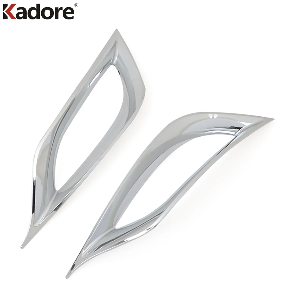 For Hyundai Sonata i45 2011 2012 2013 2014 Chrome Car Front Fog Light Lamp Cover Trim Head Foglight Bezel Trims Accessories - view 3