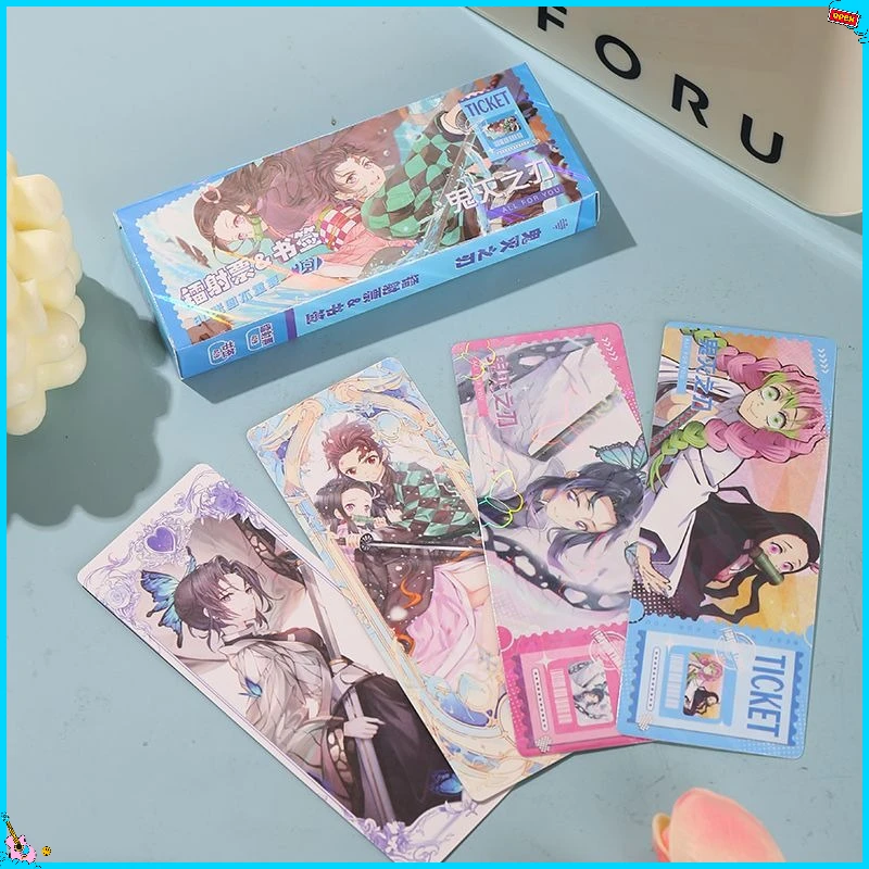 Ghostblade anime long laser ticket bookmark postcard small card Butterfly Ninja peripheral laser ticket sparkling greeting card