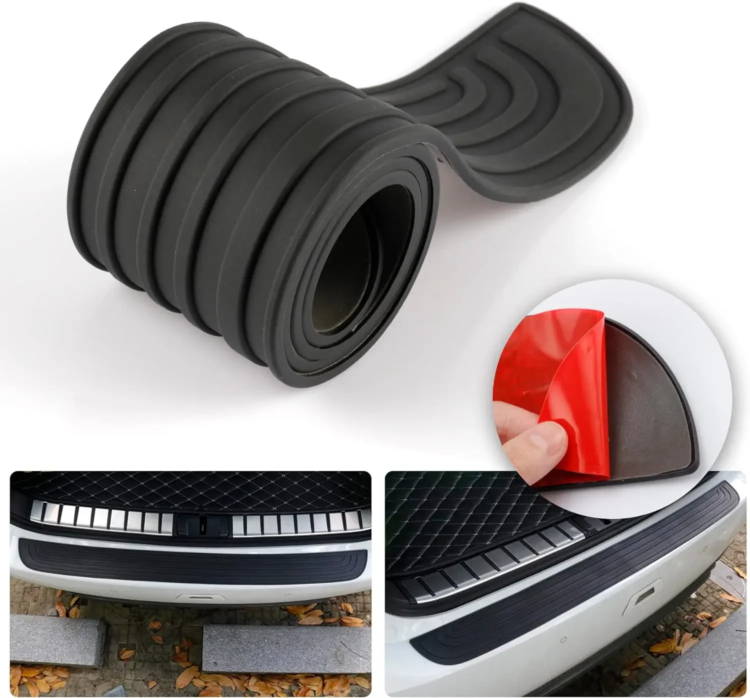 Auto Koolstofvezel Drempel Bescherming Strip Universele Anti-kras en Anti-collision Deur Decoratieve Strip Sticker