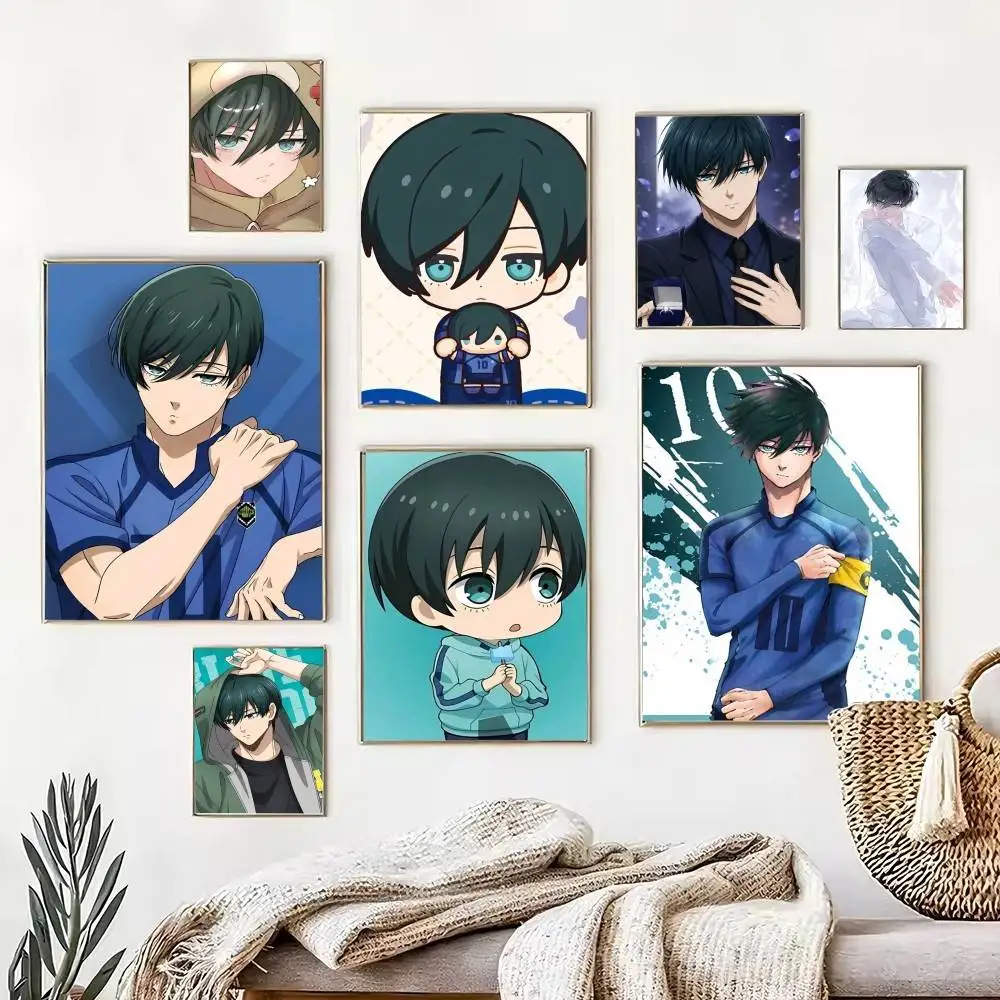 Itoshi Rin  Poster High Quality Dorm Living Room Aesthetic Wall Decoration Painting Stickers Gift