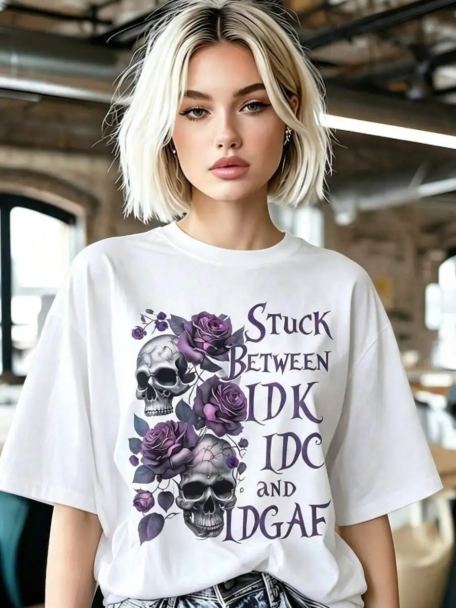 Funny Skull Roses 
