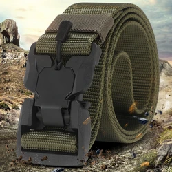 De Nieuwe Heren 125 Cm Gesp Riem Nylon Gevlochten Lichtgewicht Ademend Dagelijks Commuter Heren Riem Mannen Mode Riemen