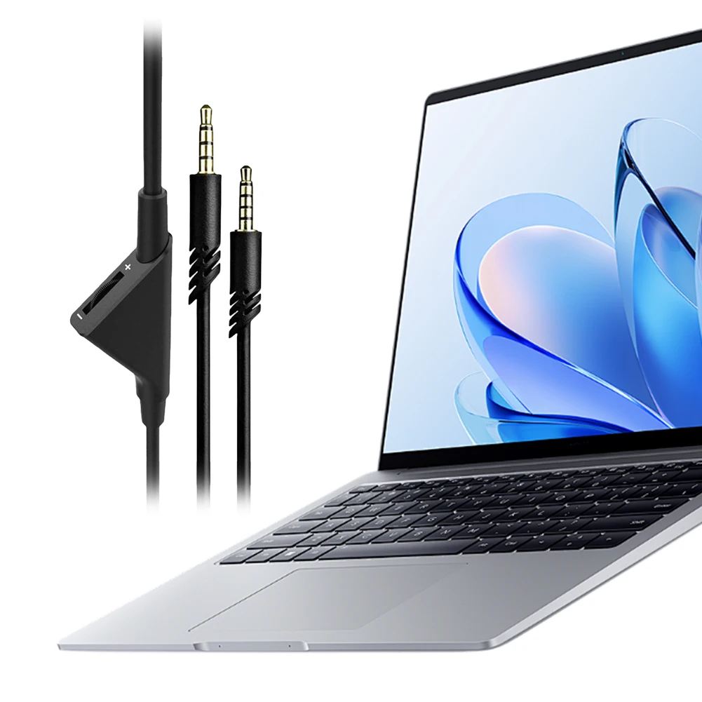 2,0 m/6,5 Fuß Ersatzkabel mit Lautstärkeregler, Headset-Kabel mit 3,5 mm Klinke für Astro A10 A30 A40 A50 Gaming-Headsets