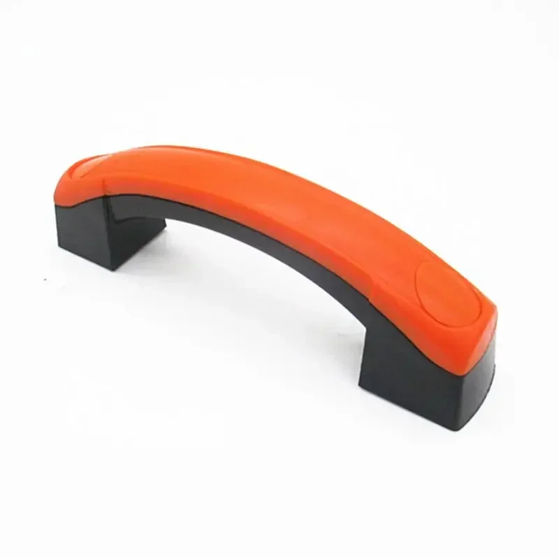 Sostituzione della maniglia in plastica per la maniglia di trazione della saldatrice, distanza del foro 132mm, accessori per saldatrici, nero, arancione cappelli