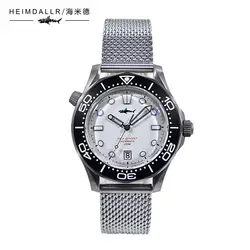 Heimdallr Titanium Watch Sea Ghost V2 NTTD NH35 Movement Date C3 Lume Sapphire Crystal 20Bar Automatic Mechanical Dive Watch Men