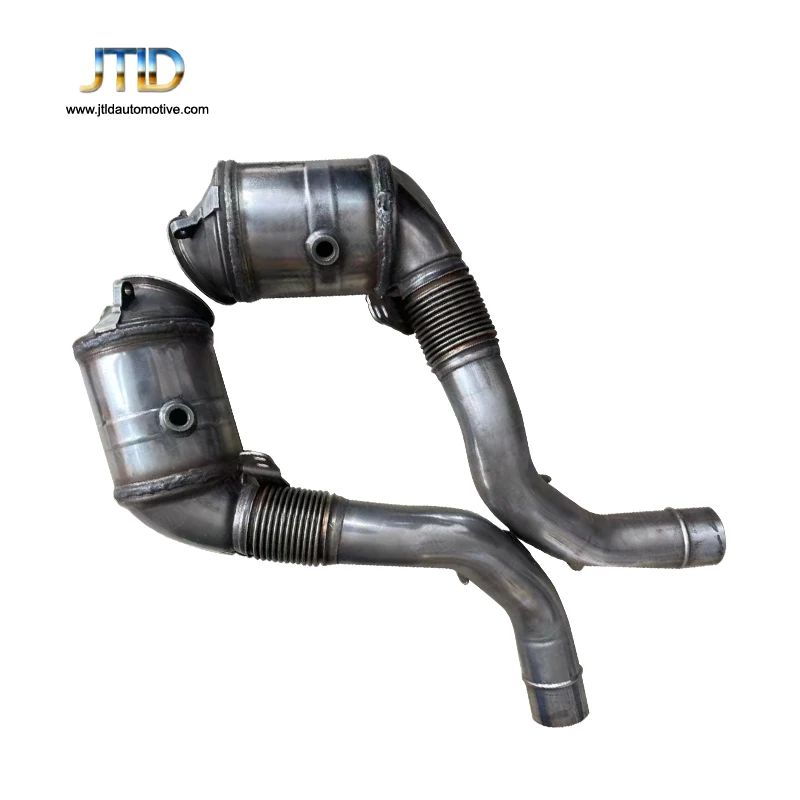 

Downpipe For BMW M550ix G30 N63R 304 Stainless Steel Performance Catless Exhaust System - Active Sound System Exhaust