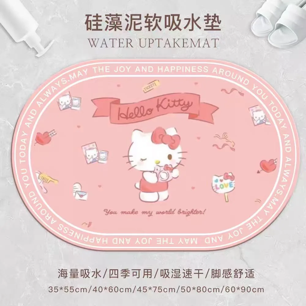 

Милый водопоглощающий хрустальный бархатный ковер для ванной комнаты, туалета, водопоглощение, быстросохнущий нескользящий напольный коврик, коврик для ног, домашнее использование