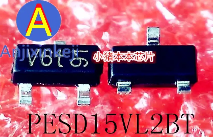 10 шт. 100% оригинальный новый PESD15VL2BT Silkscreen V6t V6T V6 SOT23