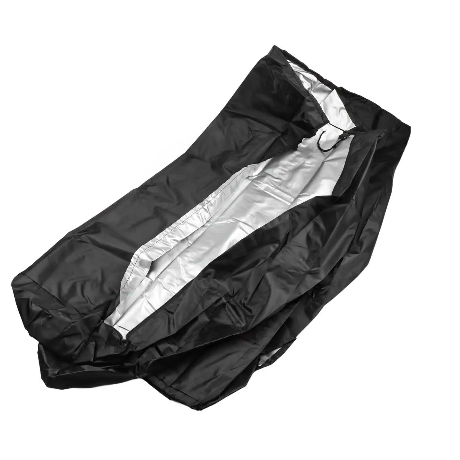 Outdoor Lounge Chair Protective Cover Waterproof Black Foldable Design Reliable and for Easy to Use and Store Outdoor
