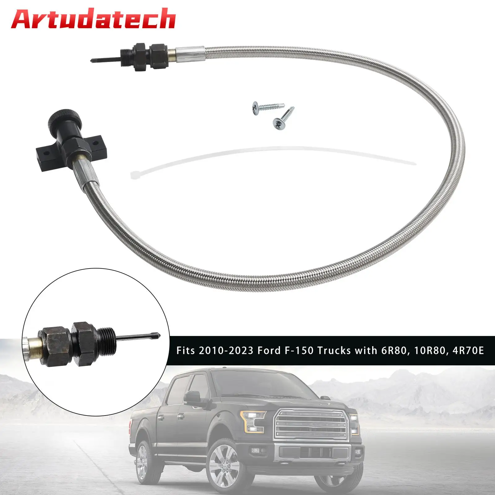 

Коробка передач Artudatech Dipstick 22200 для Ford 150 10R80 6R80 4R75E AODE-W 4R70E, блокировка автомобильных аксессуаров