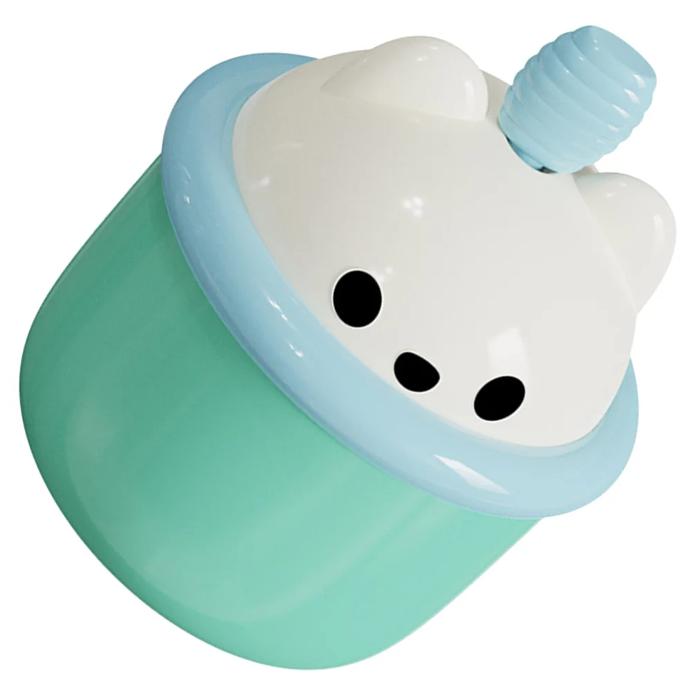 เครื่องทำโฟมล้างหน้ารูปหมีแบบพกพา ขวดปั๊มล้างหน้าแบบมีหูจับ ใช้งานง่ายสำหรับล้างหน้าทุกวัน