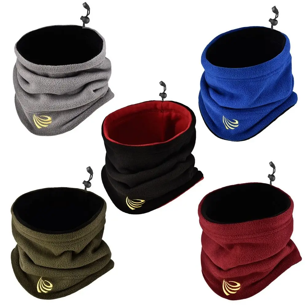 

Outdoor Face Cover Camping Cold-proof Collar Fleece Neck Gaiter Half Face Mask Ski Tube Scarf