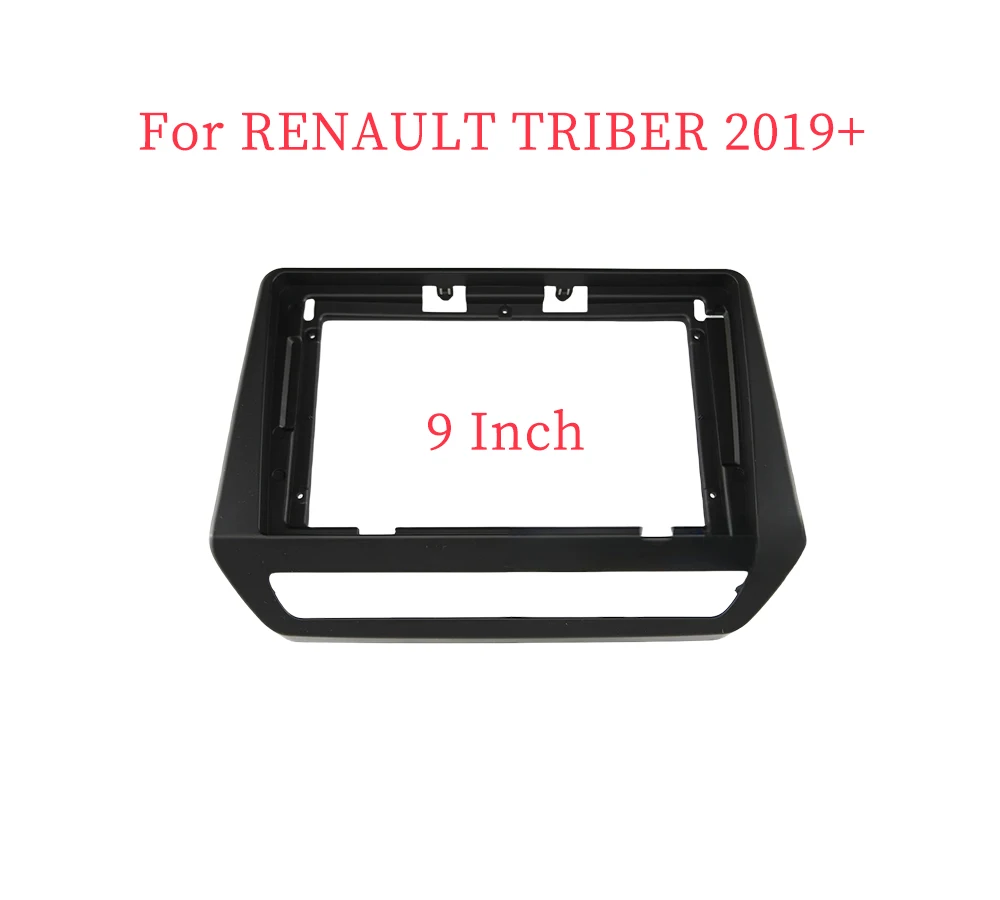 9 Inch Car Fascia Radio Panel for RENAULT TRIBER 2019+ Dash Kit Install Facia Console Bezel