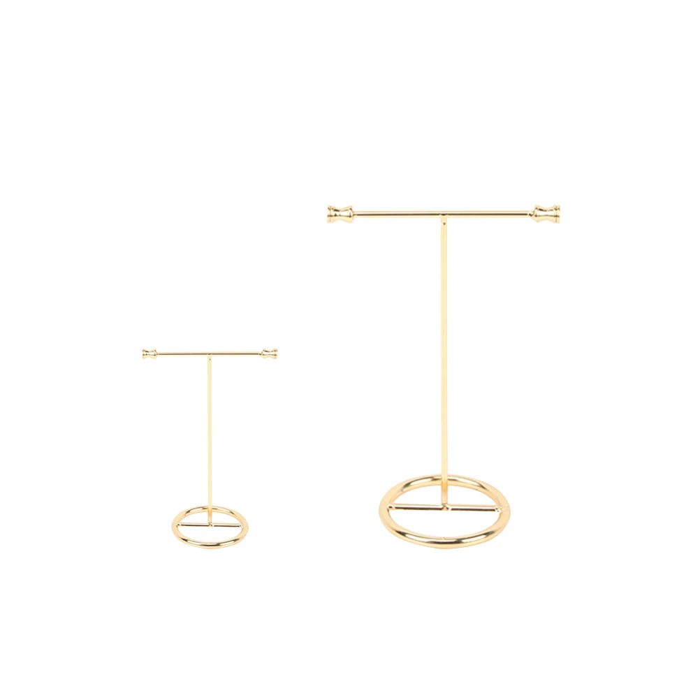 

2pcs T Shape Earring Display Stand Jewelry Organizer Rack For Studs Earrings Metal Rustic Holder Storage Decorative Home Office