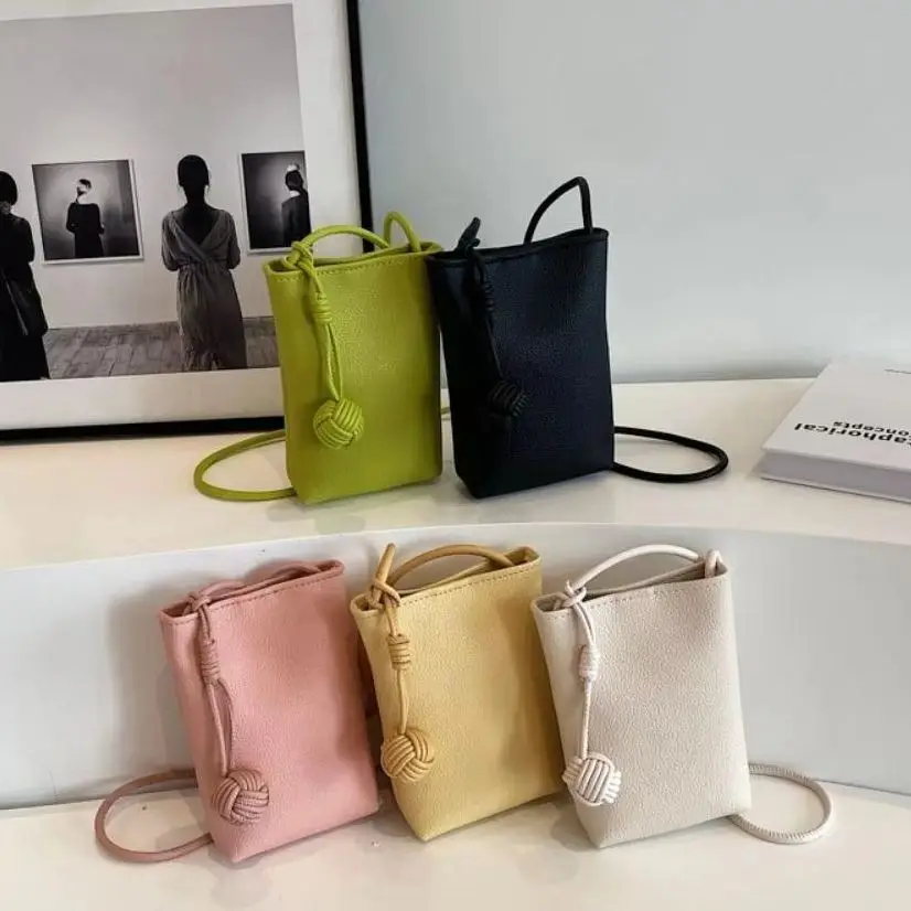 

Fashion Lightweight Crossbody Bags Shoulder Bags For Women Soft PU Leather Mini Coin Purse Waterproof All-match Phone Pouch