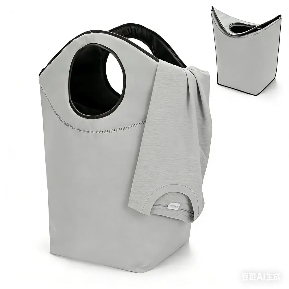 

Складная корзина для хранения, с мягкой ручкой, многофункциональная корзина для белья из ткани Оксфорд, складная сумка для хранения для дома