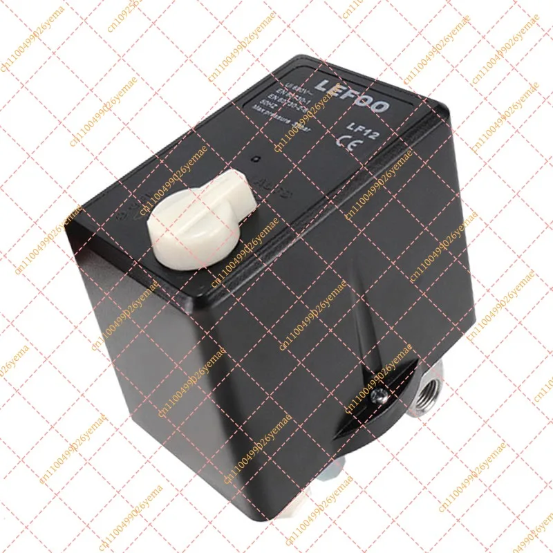 LF12 Air Compressor Pressure Switch, 380V Controller with Thermal Protection Relay (90-120 PSI)