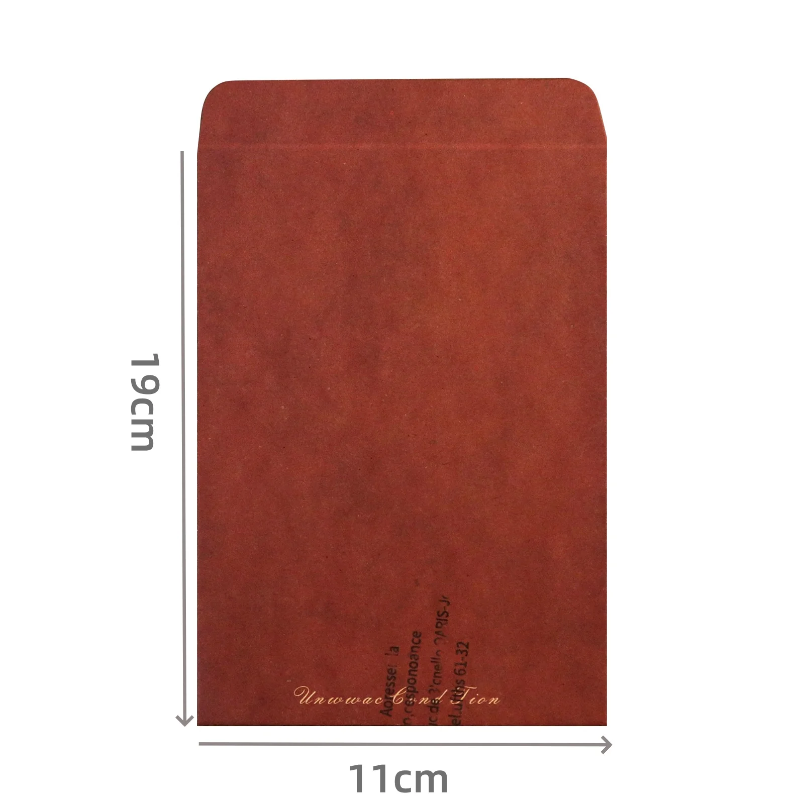 20pcs European Vintage Kraft Paper Envelopes - Blank Stationery Set - Creative Minimalist Retro Niche Romantic Confession Letter