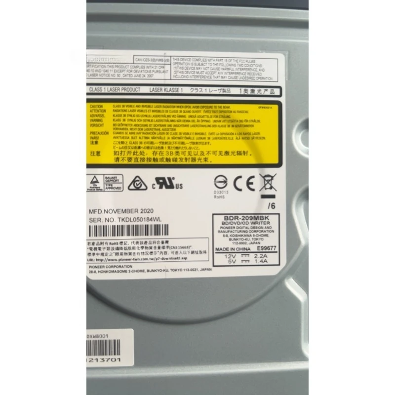 16X Blu-ray Burner BDR-209BK BDR-S09JBK BDR-S09XLB. BDR-209MBK